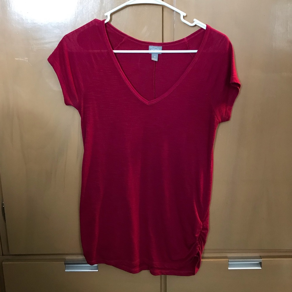 V neck shirt.